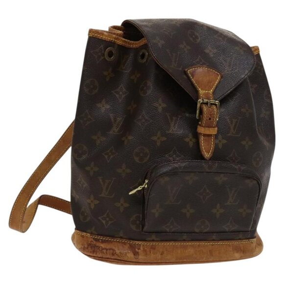 LOUIS VUITTON Monogram Montsouris MM Backpack - Picture 1 of 16